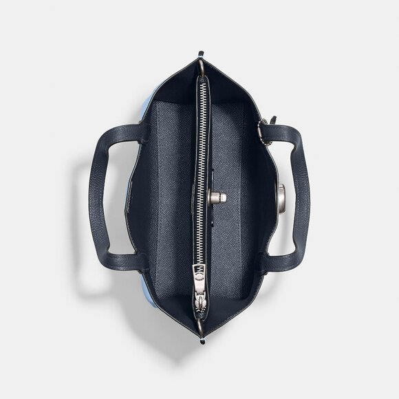 Coach Willow Tote Bag 24 In Colorblock - Picture 8 of 10